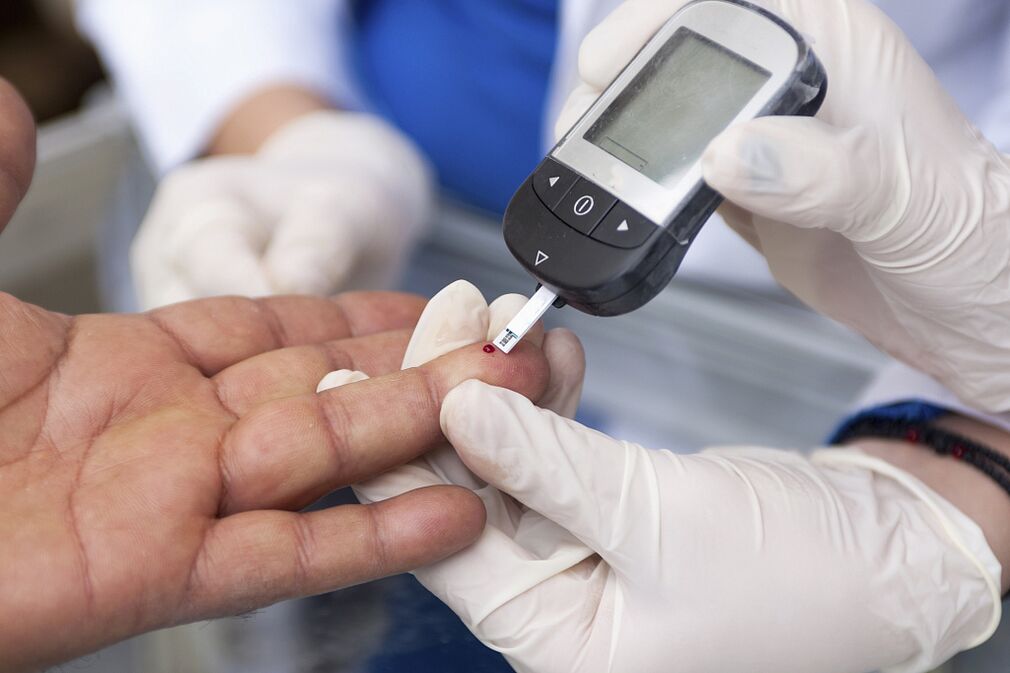 A blood test to determine the fasting plasma glucose concentration prior to the diagnosis of diabetes